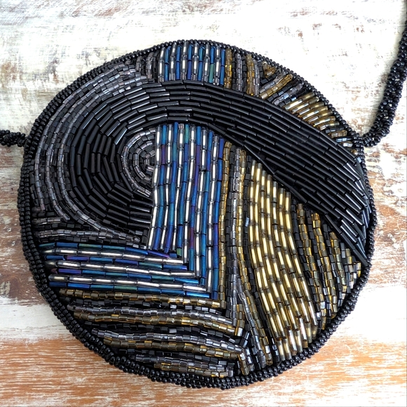 Vintage Hasi Hato Handbags - Vintage Hasi Hato, Japan Hand Crafted, Beaded Evening Bag